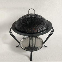 Fire Pits Outdoor Wood Burning Outdoor Fire Large Bonfire Wood Burning Patio Coal Grill Firepit for Outside Grill Charcoal Smokeless Grill with Cover BBQ Cooking for Outside Camping