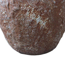 Benzara Hand Made Round Bowl Like Rocky Sandstone Planter, Set of 3, Brown