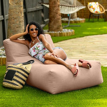 Jaxx Coza Outdoor Sun Lounger - Luxurious Giant Outdoor Chaise - Sunbrella, Petal