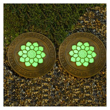 Garden Stepping Stone,Decorative Stone for Garden, Garden Landscaping Stone with Luminous, for Lawn Walkway Flowerbed