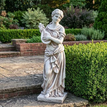 GENUINQ 46'' H Neoclassical Music Muse Goddess Statue Garden Decor