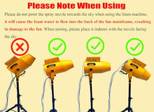USPOINT Party Foam Machine with Foam Cannon and Water Tank Yellow