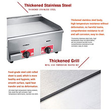 Stainless Steel Gas Burner Tabletop Gas BBQ, Portable Table Ttop Grill, Large Non-Stick Steel Griddle, Teppanyaki Cooking Plate, Our Plancha is Ideal for Outdoor Catering, Easily Transported,720a