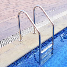 Etsuosy Pool Ladder for Inground Pools, 304 Stainless Steel, Silver, 61 in Height, 20 in Width, 3-Step with Anti-Slip Pedals