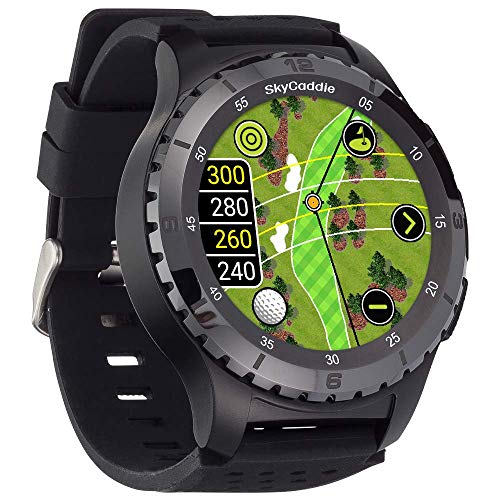 SkyCaddie LX5C Golf GPS Watch with Ceramic Bezel Black
