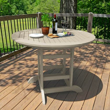 highwood 5 Piece Lehigh Round Counter Height Dining Set, Whitewash