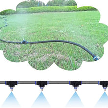 Outdoor Watering Systems for Plants and Garden Portable, Suppression Misting Kit with Nozzle and Hose, Universal Automatic Irrigation Sprinkler Set Yard