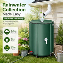 Collapsible Rainwater Barrel Water Tank, Reinforced Water Collection Barrel