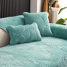 VFIIIOLPAA Winter Sofa Cushions Winter Short Luxury Cushion Cover Towel Sofa Cover Non-Slip Thickened (Color: D, Size: 90 * 240cm) (C 90 * 240cm)