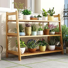 Anticorrosive And Moisture-proof Wooden Flower Stand Simple Plant Trellis Classical Ladder Holders Easy To Install Ladder Frame For Garden Living Room Plant Display Rack Stepped Plant Trellis