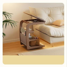 CHmrfvqtus Couch Side Table Mobile Living Room Side Table with Wheels Bedside for Bedroom Sofa Multi-Functional Home