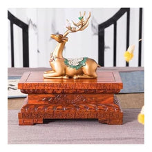 WOAITIANTIAN Vase Stand Mahogany Carving Patterns Display Base, Bonsai Teapot Rectangular Pedestal Stand(Large)