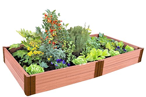 Two Inch Series 4ft. x 8ft. x 11in. Composite Raised Garden Bed Kit