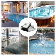 YHJLZNA Automatic Pool Cleaner,Pool Cleaning Robot with Wall Climbing,Cordless Robotic Pool Vacuum,Suitable for Walls and Floors of 2690 Square Feet Pool(Color:Black)