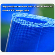 Zfmnoyev PVC Canvas Fish Pond with Steel Frame, Rectangle Pool Above Ground, Large Swimming Pool with Drain, Foldable Water Storage Tank, Easy to Install, for Camping Garden Backyard(1.5x1x0.5m)