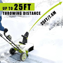 HaiZethonic Cordless Electric Snow Blower, 40v/3500w 4batteries