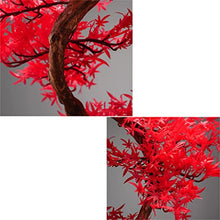 YXIANG56Q Fake Plants Artificial Bonsai Tree Artificial Plant with Ceramic Pot Indoor Desktop Decoration Crafts Faux Plant for Home Office Decoration, Height 22'' Bonsai Tree