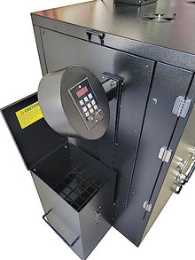 Pellet Pro Double D Vertical Cabinet Pellet Smoker with PID Controller Black