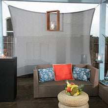 E&K Sunrise Rectangle Sun Shade Sail 40' x 45' Light Gray