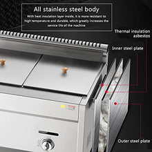 CVGfko Stainless Steel Gas Fryer - 20L Large Capacity for Home and Commercial Use | Adjustable Firepower | IncluBaskets and Lids | Ideal for Chips, Donuts, Fish | Easy to Clean