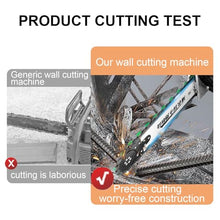 XygZythror Handheld Electric Chainsaw Wall Cutter, Heavy Duty Electric Diamond Concrete Chain Saw, Ideal for Concrete, Steel Bars, Marble, and More