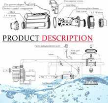 Electronic Salt Chlorine Generator - Produces 8-20g Chlorine/Hour, Water Level & Temperature Protection, Easy 15-Minute Installation