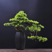 QWERAXZG Hotel Supplies Living Room Home Decoration Green Plant Bonsai Fake Tree Soft Outfit