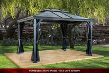 Sojag 10' x 14' Ventura II Hardtop Gazebo Dark Grey