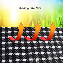 OKUOKA Tarpaulin Sun Protection Dust Cover Ship Cover Trailer Tarpaulin Galvanized Eyelet with Free Rope Outdoor Garden Plant Cover, 18 Sizes (Color : Black, Size : 4×10m)