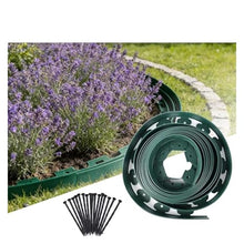 10M Heavy Duty Landscape Edging Height Grass and Rock Separator L Shape Garden Border for Walkway Retaining Wall Barrier(Green-10CMx10m)