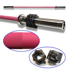 ZHLL 6-Foot /33LB Colored Olympic Bar for Weightlifting and Squatting (6FtFour-axis camouflage)