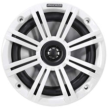 KICKER 45KM654 6.5" Marine Boat Speakers with Rockville MAC65B Pods Black