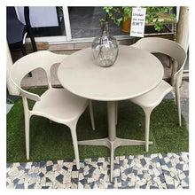 GLigeT Balcony Table and Chair Set Leisure Garden Furniture Sets Outdoor Patio Balcony Table and Chair Waterproof Sunscreen Simple Plastic Chair Bistro Table Set (Color : 4 Chairs 1 Table-G)