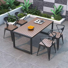JOSOGO Patio Table and Chair Set, Patio Furniture Set Lightweight Outdoor Chairs and Table for Outside, Garden(W)