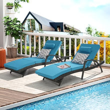 Finca ancha Ergonomic Patio Furniture Set, Patio Bar Set w/Sillas para Balcon, Foldable Sillas para Patio Exterior, 600lbs Capacity, Galvanized Steel, Cushioned, No Assembly Needed (Light Blue)