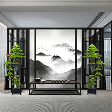 YXIANG56Q Fake Plants Large Artificial Bonsai Welcoming Pine Tree, Simulation Potted Plant Decorative Bonsai with Flower Stand, Floor Fake Tree Pot Ornaments Bonsai Tree(A), yuqing2022