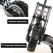Tumotcy 5600W Electric Scooter Dual Motor 50mph 56 Mile Range Black