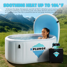 Kplunge Kodiak 59" 1 Person Inflatable Cold Plunge Ice Bath Or Hot Tub