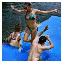 ZDJZMGZ Floating Mat, Foam Water Floating Pad, Foam Pad Floating Mat Water Floating Pad for Outdoor Water Activities, Extra Large Floating Mat(Blue,270 * 183cm)