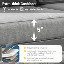 callmego Stylish All-Weather Metal Patio Ottoman with Thick Cushioned Seat for Outdoor Living Spaces and Backyard Relaxation (Gray+Gray + Olefin-3)