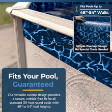 Blue Wave Evening Bay 30 ft Round Pool Liner for Above Ground Pools