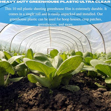 Farm Plastic Supply Vapor Barrier Clear Greenhouse Plastic Sheeting 10 Mil 42' x 100'
