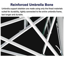 GFAZXDS Khaki Patio Umbrella with Crank & Tilt - Sun Protection Garden Parasol for Deck & Market Tables Weather-Resistant Gazebo Shade Umbrella Outdoor Furniture Accessory