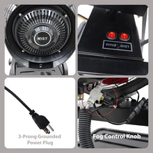 THUXEON Industrial Mist Electric Fan, High-Velocity Misting Fan, with Wheel & Water Tank, Adjustable Misting Flow, 90°Oscillation, 3 Speed Adjustable, 110V, 300W