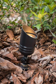 VOLT 20-Pack 12V Fat Boy Outdoor Spotlight (Black) & 5W 2700K MR16 LED Bulb