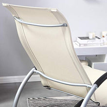 ASDNN Outdoor Garden Recliner Lounge Chair High Back Armchair Zero Gravity Sun Loungers Footrest Balcony Patio Rocking Seat，4 Colour (Color : Black, Size : 115x59x96cm)