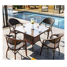 ELUKHT Conversation Table Bistro Set Patio Furniture Set, Patio Furniture Conservatory Furniture Table Sets Family Lawn Furniture Outdoor