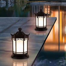 KADELONG V-intage Outdoor Lawn Lights IP65 Waterproof Pillar Light - Garden Floor Mount Path Lights House Courtyard Landscape Deck Patio Porch Outside Lighting Fixture,Chandelier Lighting