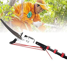 Tree Trimmer Pole Manual Pruner Cutter Set Extendable HeightAdustable System, Tree Loppers Pruners/Saw Extendable Bypass Garden Tools Lopper,24ft/7.2m