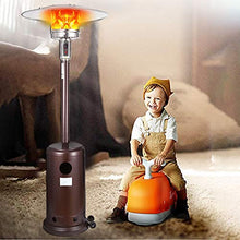 AIZYR Free Standing Outdoor Patio Heater - Patio Gas Heater Easy Control Bathroom Heater for Outdoor Restaurant Garden,Natural Gas